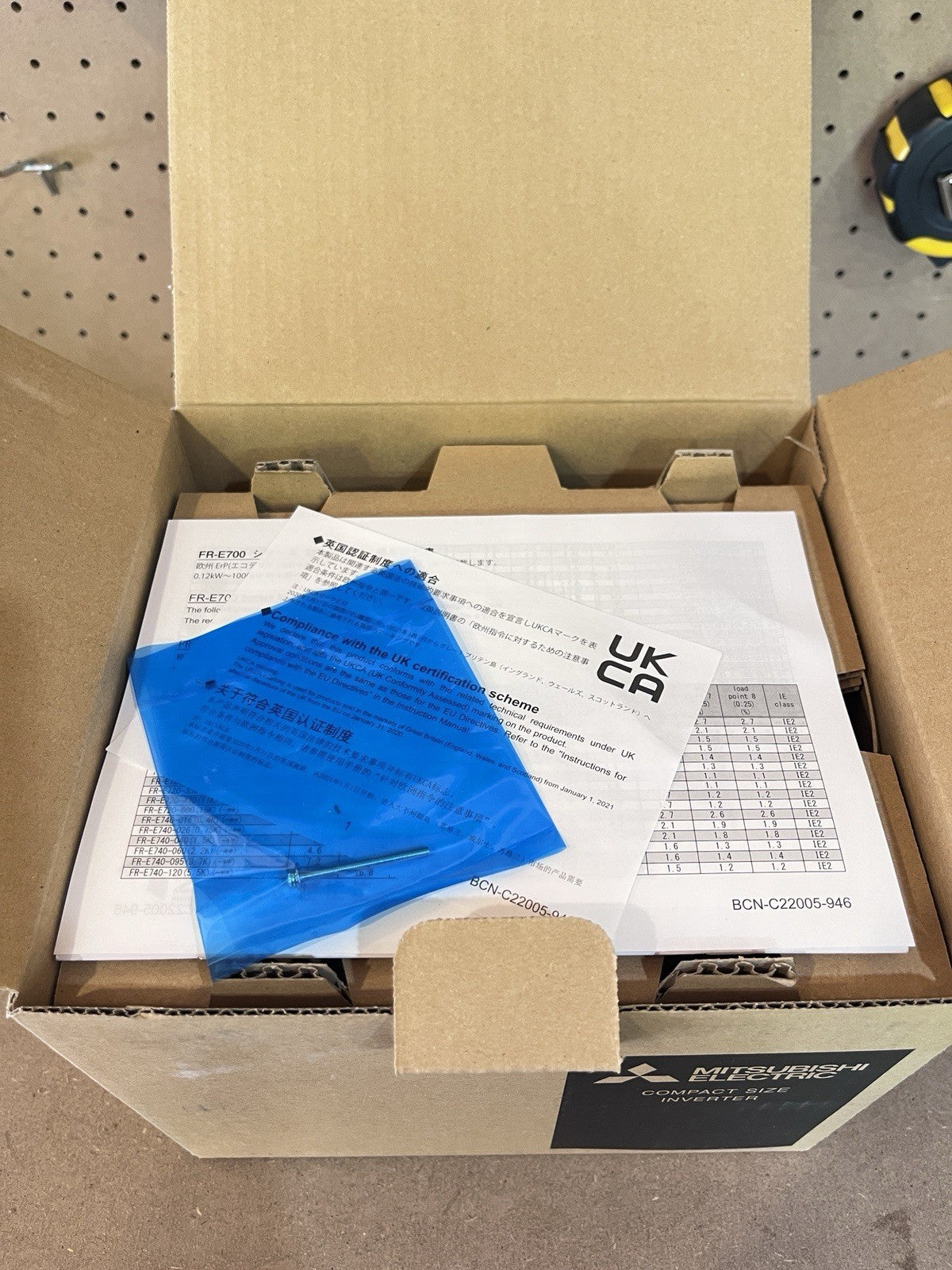 Mitsubishi FR-E740-060SC-NA Inverter VFD 3HP 2.2kW 480V 3PH NIB