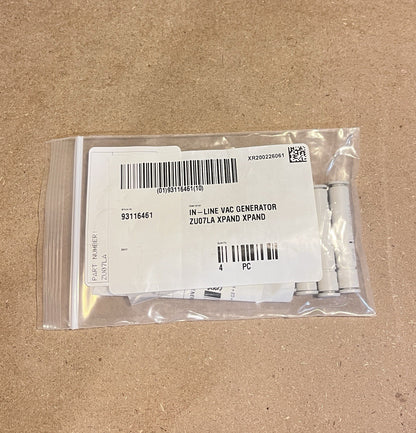 4x SMC ZU07LA In-Line Vacuum Ejector Generator 0.7mm 6mm Fitting NEW