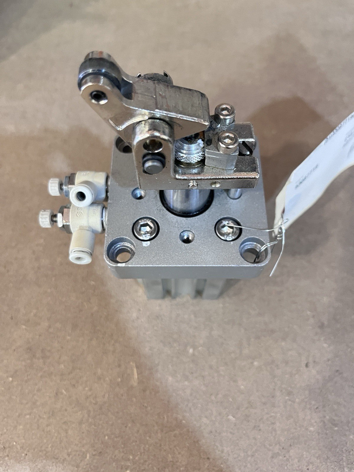 SMC RSH32-20DM-Z73L Heavy Duty Stopper Cylinder Dual Mount 1.0MPa w/ Fittings
