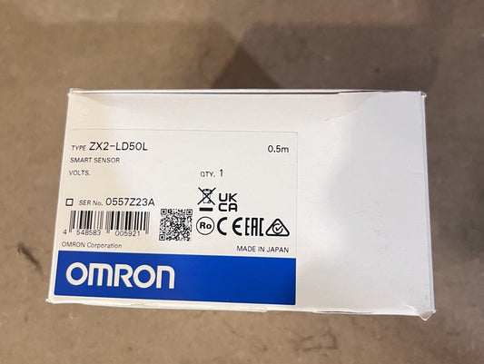 Omron ZX2-LD50L Smart Laser Displacement Sensor Head CMOS 0.5m NIB
