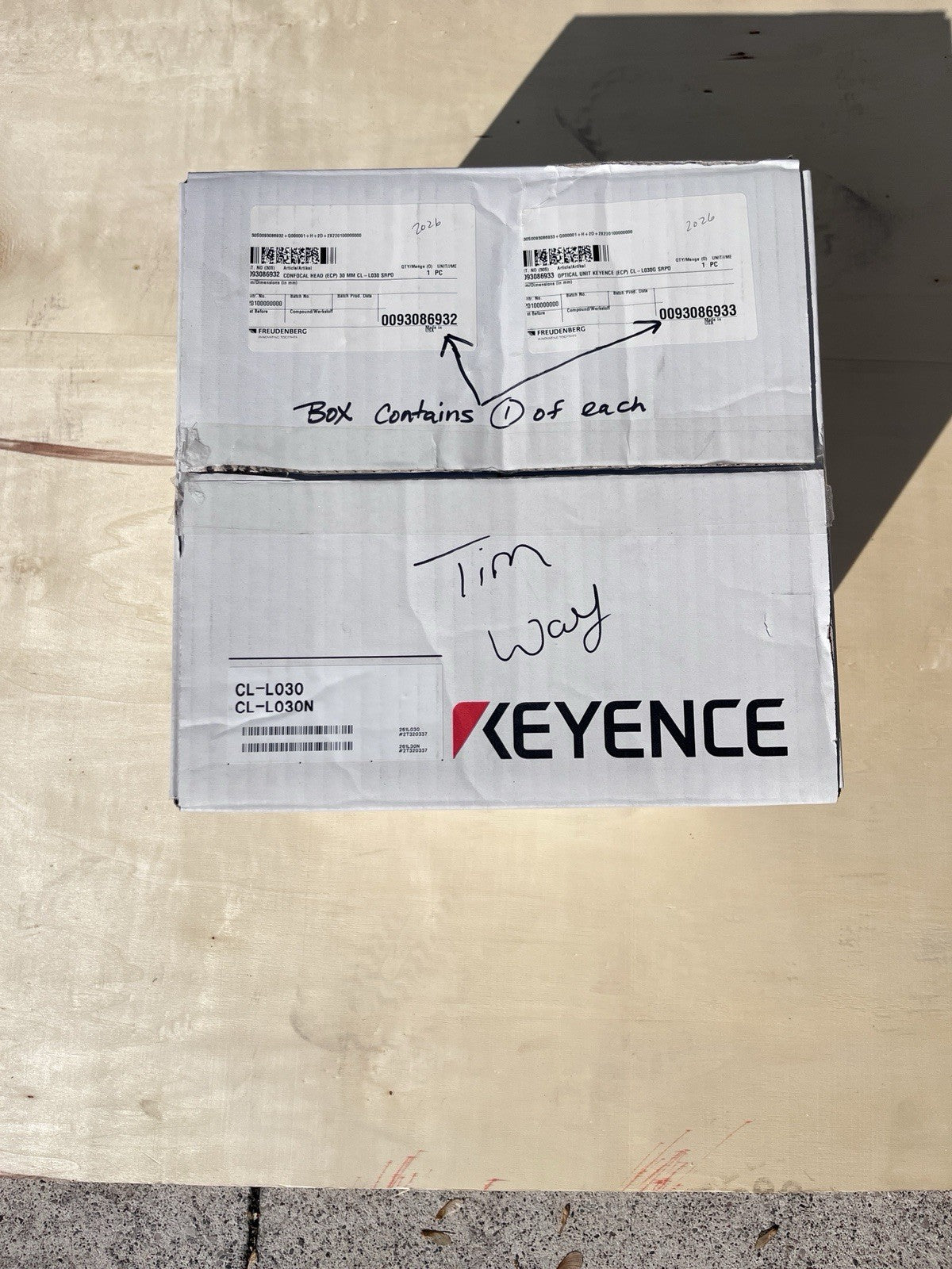 Keyence CL-L030N Coaxial Confocal LaserSensorHead 30mm Narrow-Beam NIB Open Box