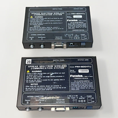 Lot of 2 Futaba FRH-SD04TU Wireless Communication System RS422/RS485 Modem