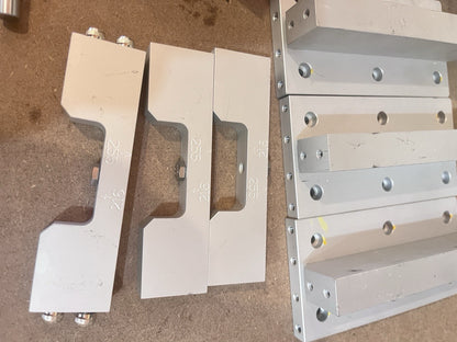 CNC Machined Aluminum Components Lot Mounting Plates Cylinder Brackets DIY