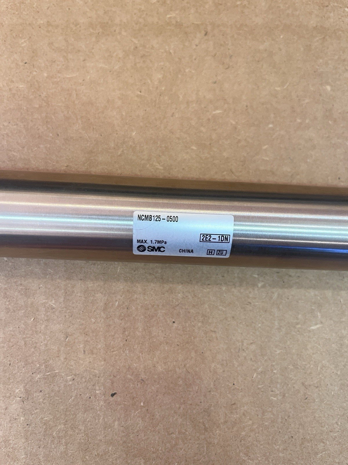 Lot of 2 SMC Pneumatic Cylinder1 1/4" 1 1/2" Bore NCMB125-0500