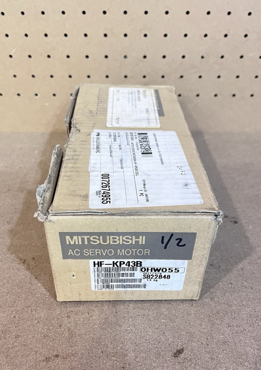 Mitsubishi HF-KP43B AC Servo Motor with Brake MELSERVO-J3 400W 3000RPM NIB⁠