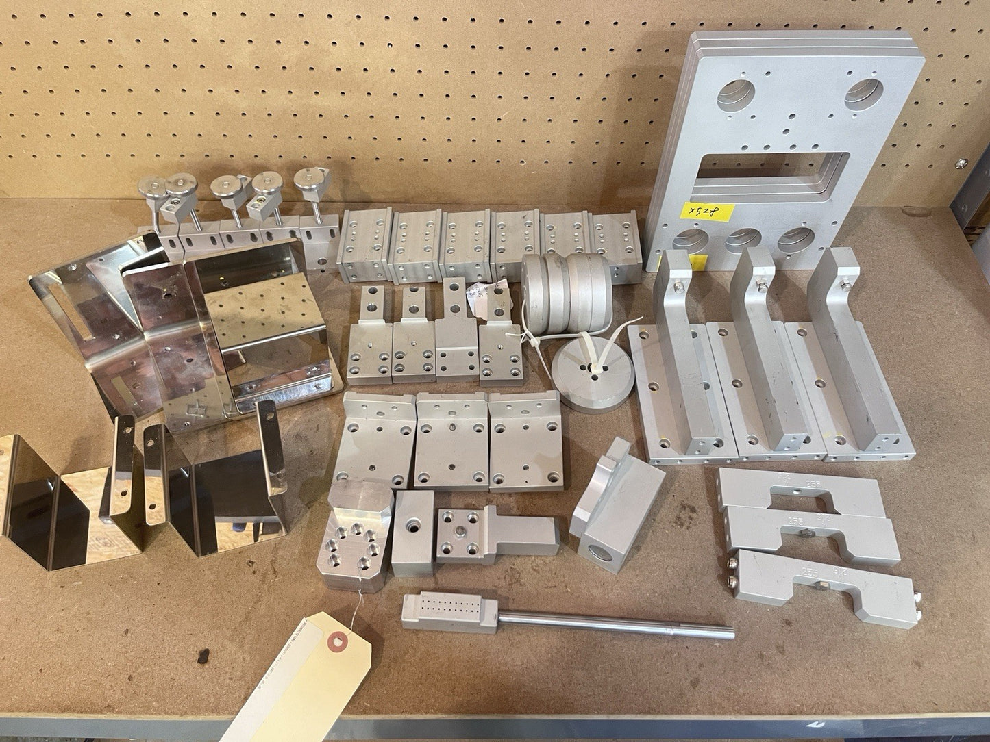 CNC Machined Aluminum Components Lot Mounting Plates Cylinder Brackets DIY