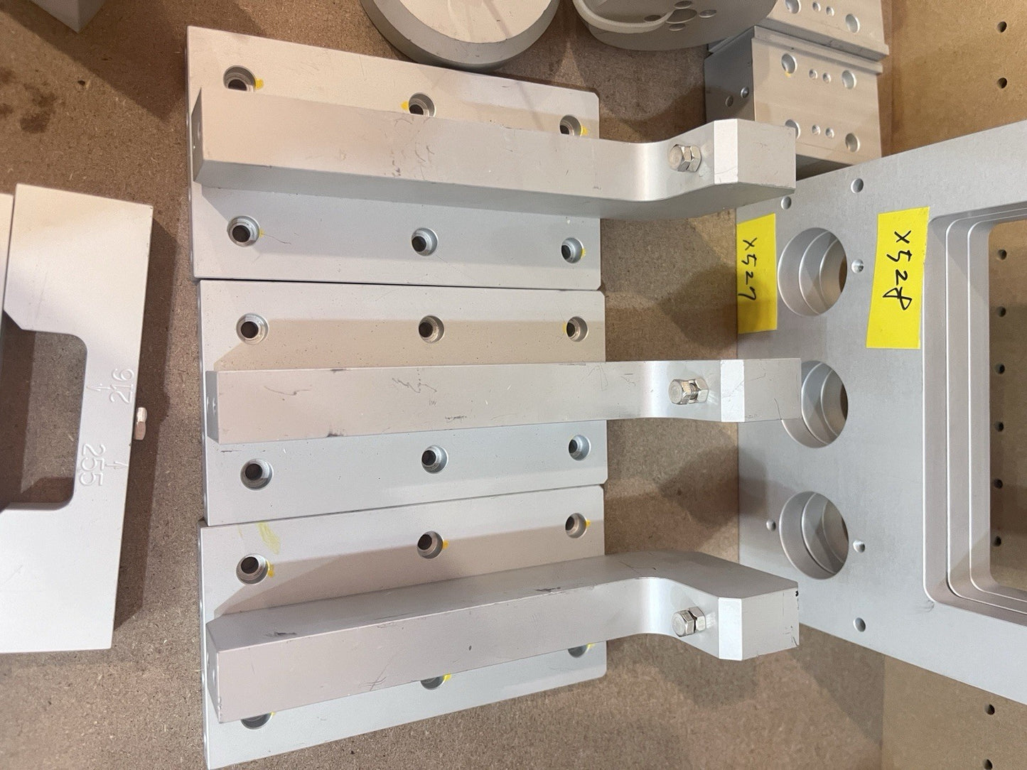 CNC Machined Aluminum Components Lot Mounting Plates Cylinder Brackets DIY
