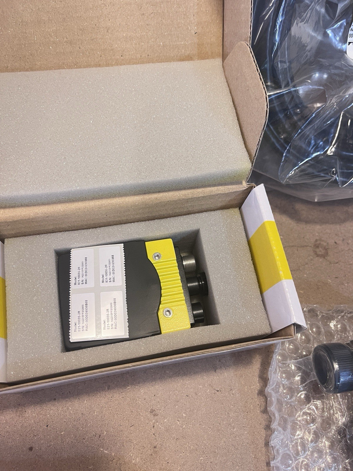 Cognex IS7801M-363-50 Vision Camera Kit 25mm Lens Cables Precision Stage