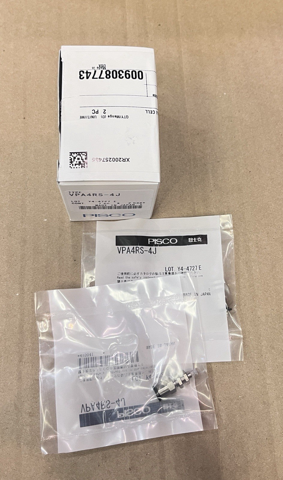 Pisco VPA4RS 4J Vacuum Pad 2 bags