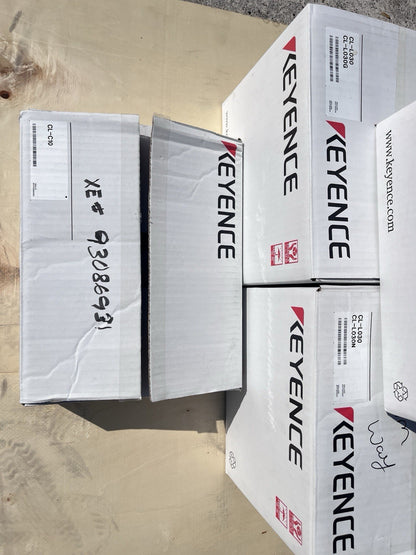 Keyence CL-3000 System Controller CL-3050 CL-L030G CL-L030N CL-C10 Bundle NIB