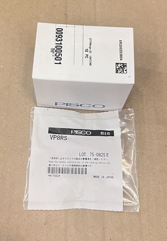 NEW PISCO VP8RS Vacuum Generator Vacuum Ejector Made in Japan Lot of 10