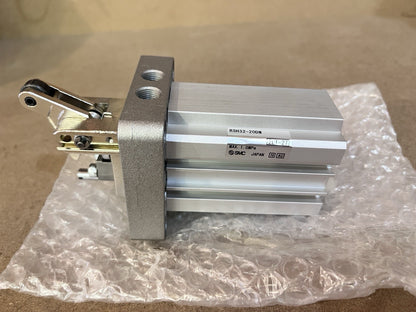 SMC RSH32-20DM Heavy Duty Stopper Cylinder Dual Mount 1.0MPa - Brand New