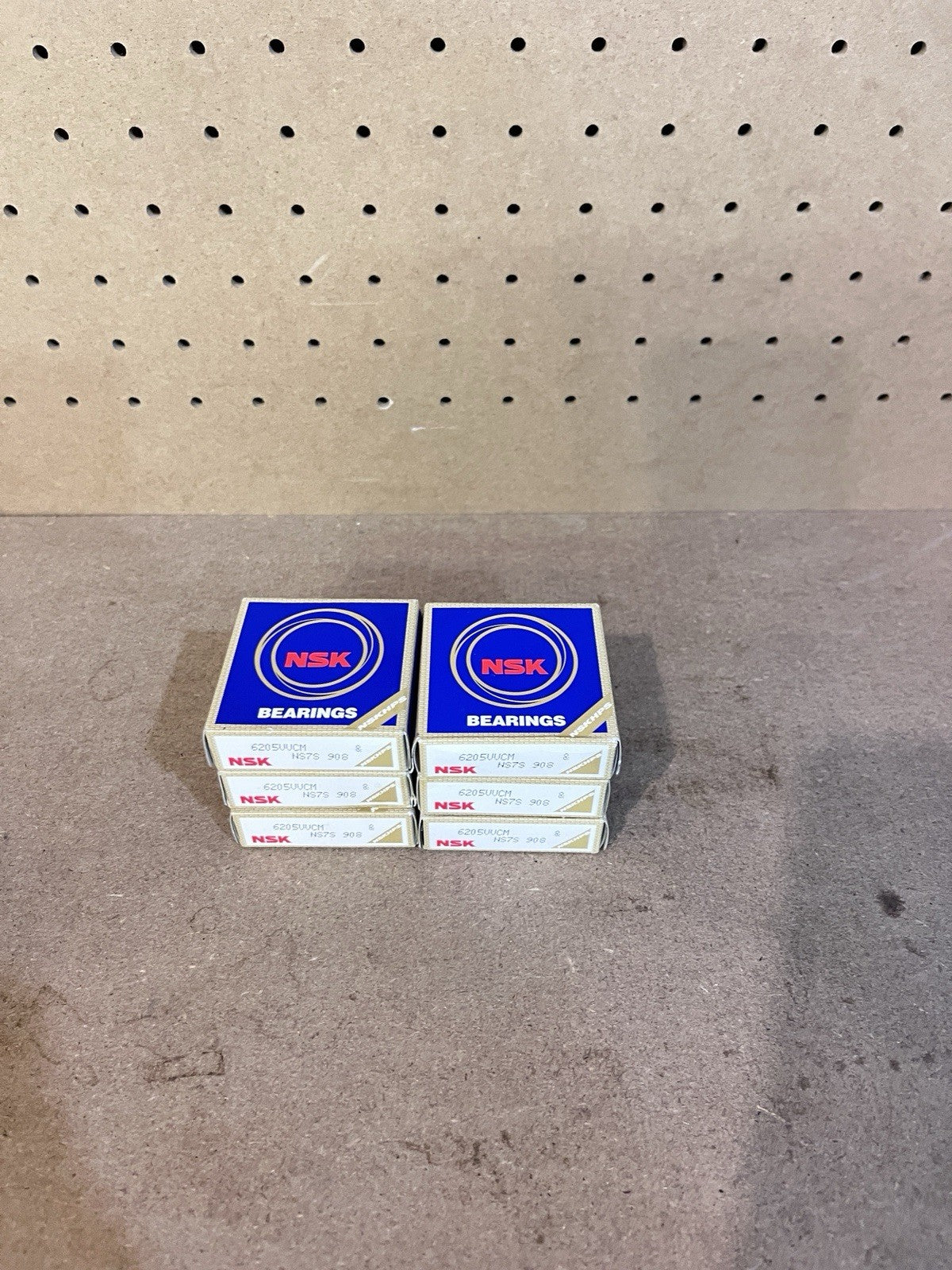 ⁠8 Pack NSK 6205VVCM Electric Motor Bearings Non-Contact Sealed Japan