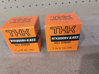 2 Pack THK BTK2005V-2.6ZZ Flanged Ball Screw Nut Linear Motion