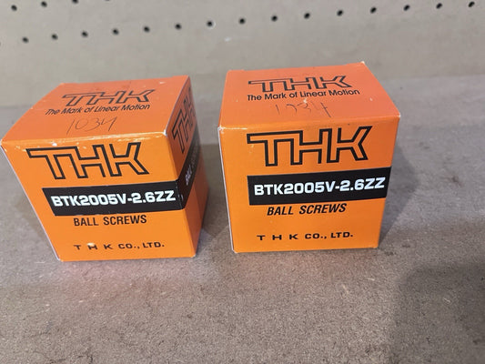 2 Pack THK BTK2005V-2.6ZZ Flanged Ball Screw Nut Linear Motion
