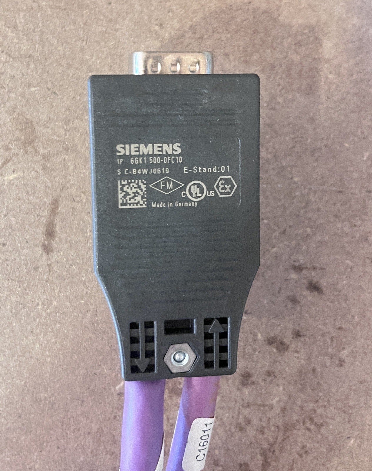 3x Siemens 6GK1500-0FC10 E-Stand: 01 Busanschlussstecker / Bus connector -used-