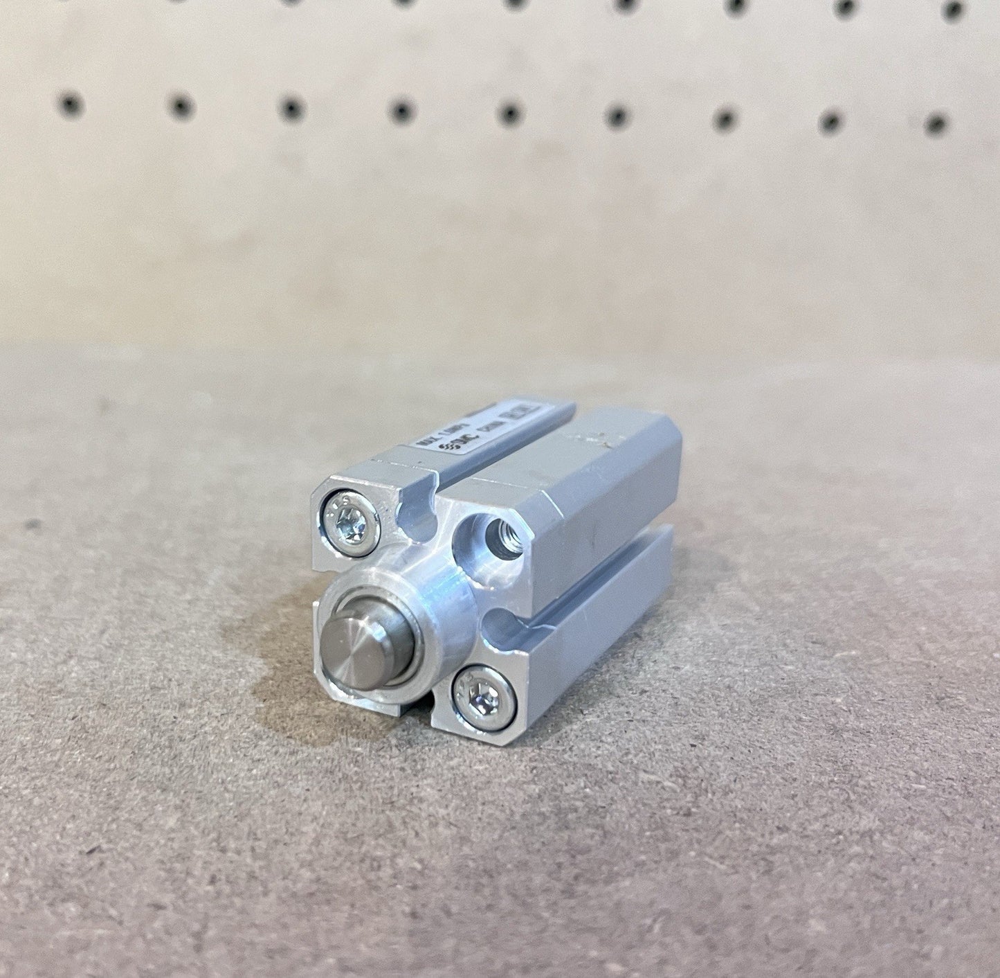 Lot of 2 SMC RSDQB12-10D Stopper Pneumatic Cylinder 12mm Bore 10mm Stroke Fixed
