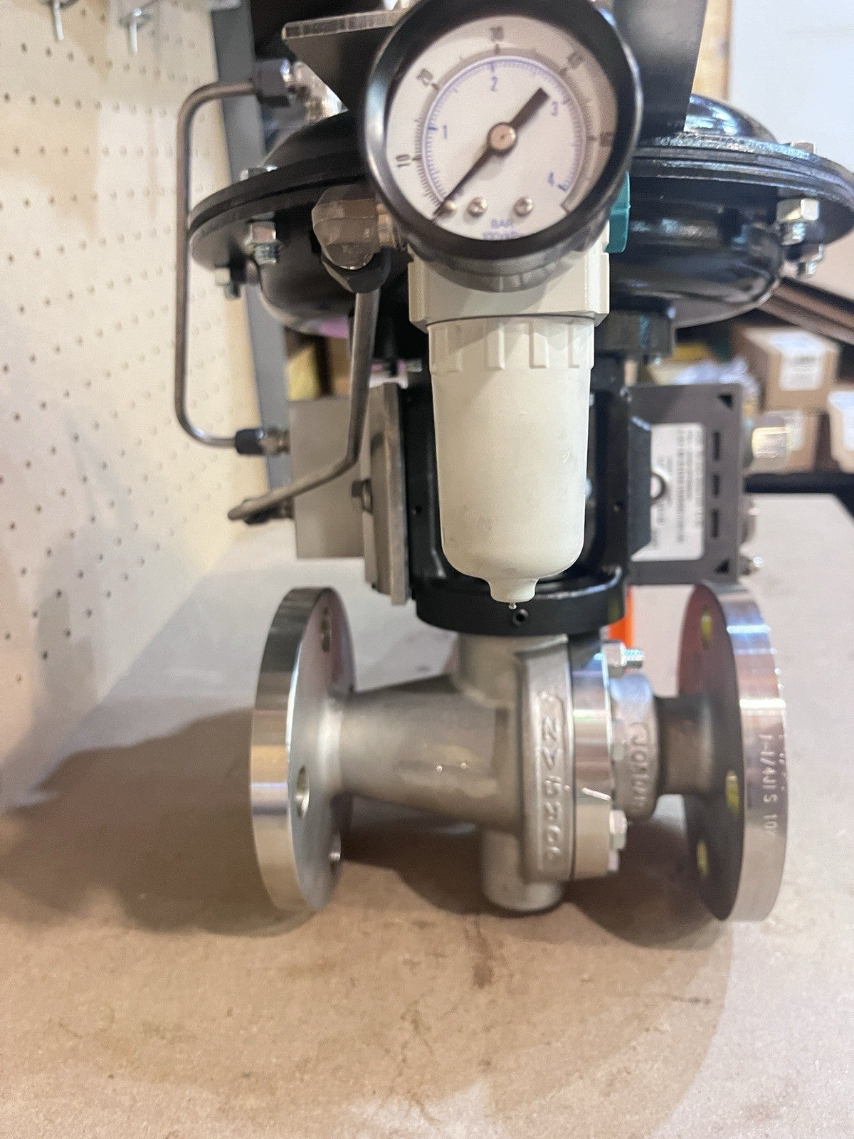 Jordan Valve 701-18 1" Sliding Gate Control Valve w/ Siemens PS2 Positioner
