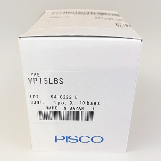 PISCO VP15LBS Vacuum Pad Rubber Soft Bellows Type Lot of 10 Pcs New NOS