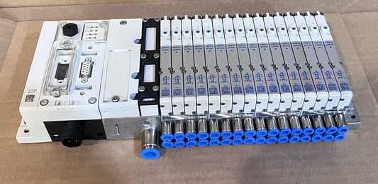 Festo 16 Stations Valve Terminal CPX-FB23 526176 VMPA1-FB-EPL-GU 533372 CC-Link⁠