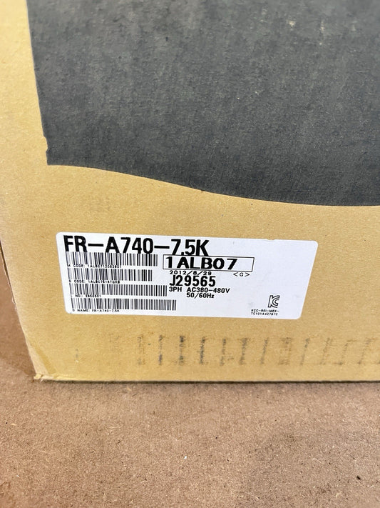 Mitsubishi FR-A740-7.5K High Performance VFD Inverter 3PH 480V 7.5kW 10HP NIB