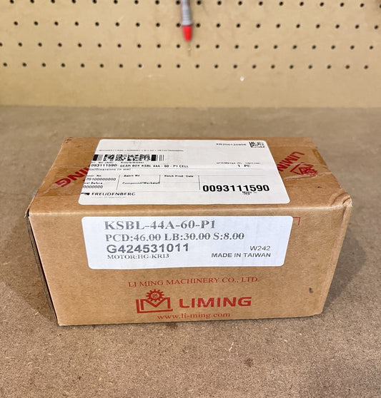 Liming KSBL-44A-60-P1 Right Angle Planetary Gearbox for Mitsubishi HG-KR13 NIB