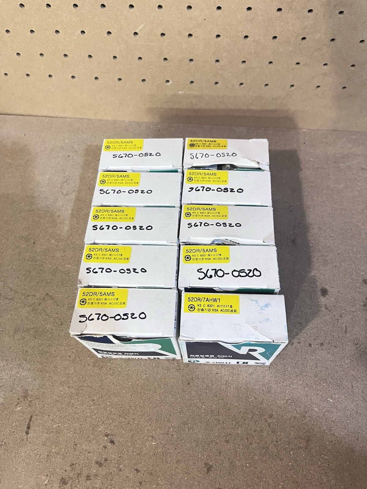 10 Pack DACO DCP52DR / 5A / 250AC Circuit Protector