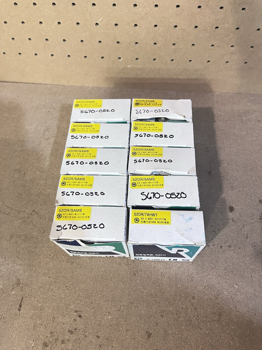 10 Pack DACO DCP52DR / 5A / 250AC Circuit Protector