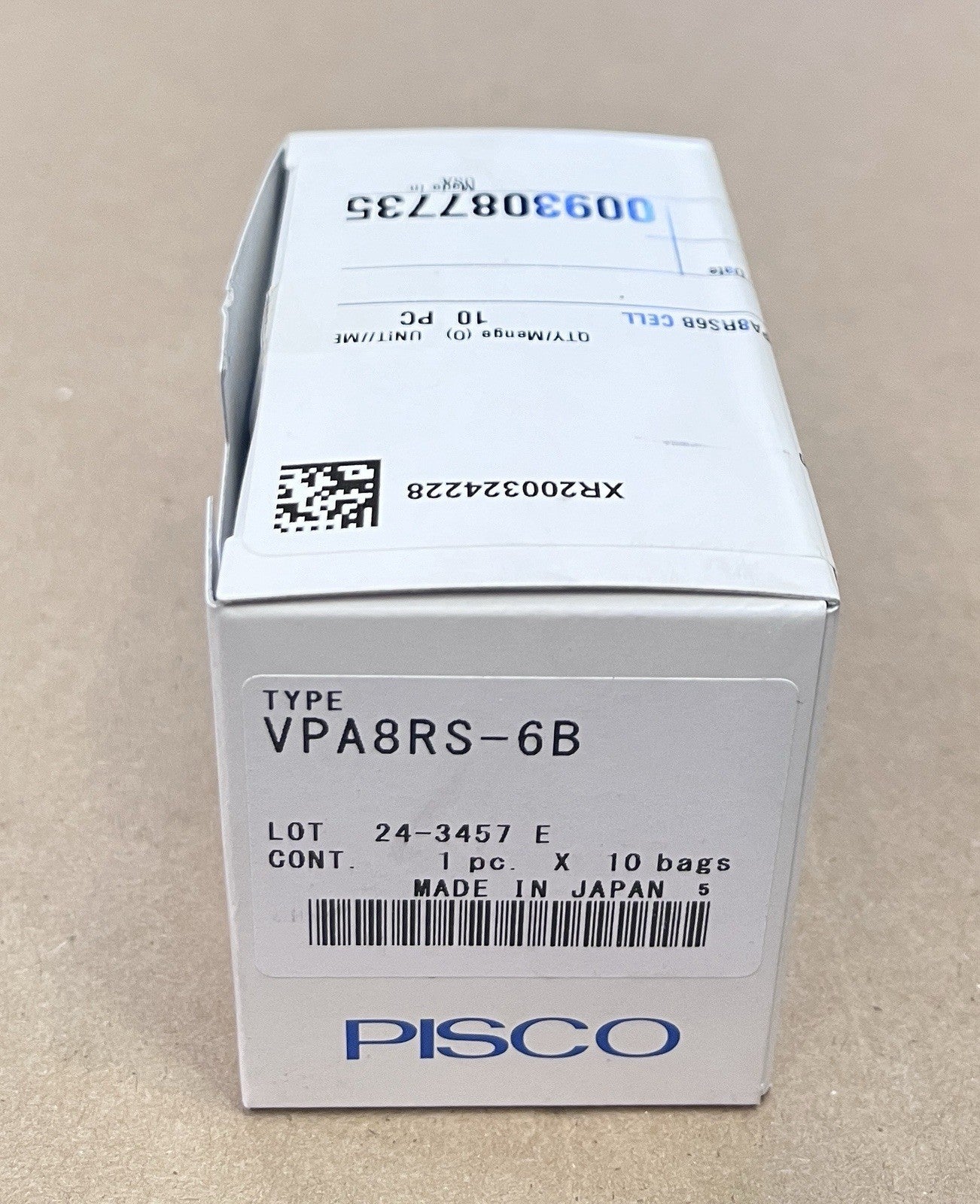 PISCO VPA8RS-6B Vacuum Pad with Standard Holder Lot of 10 Pcs NOS