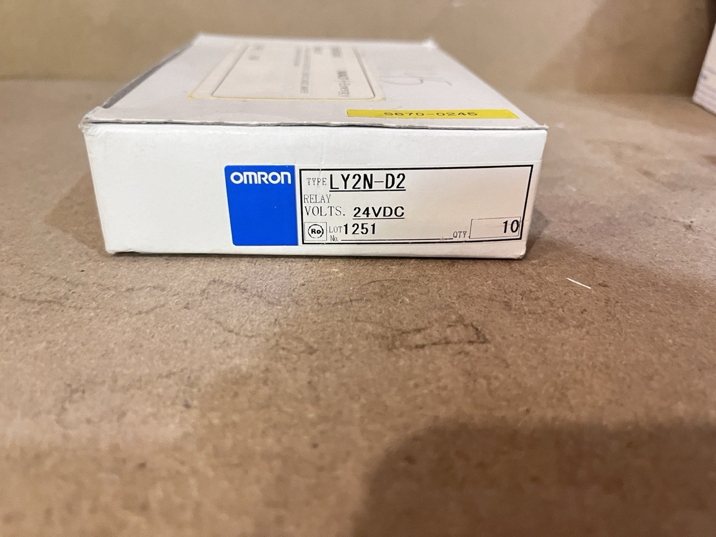 10pc OMRON LY2N-D2 RELAY 24VDC NEW IN BOX