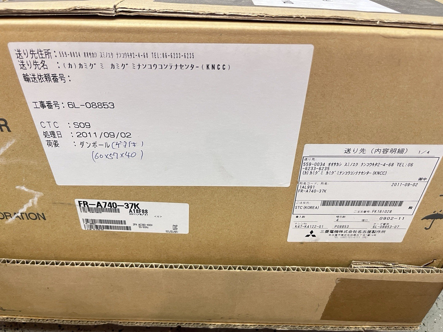 1PC NEW Mitsubishi Inverter FR-A740-37K-C9