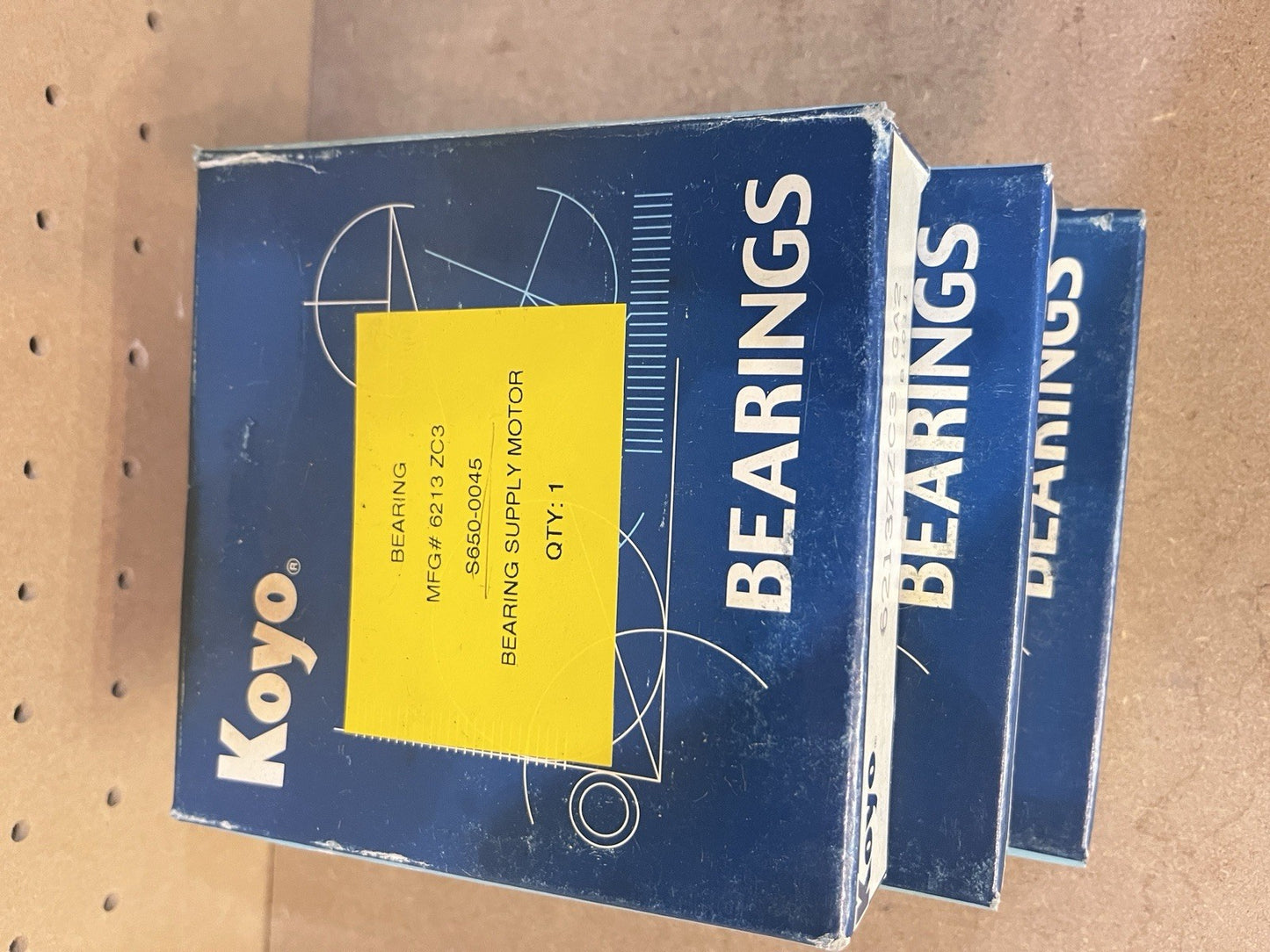 ⁠3 Pack Koyo 6213ZZC3 GA2 Deep Groove Ball Bearings JTEKT Japan