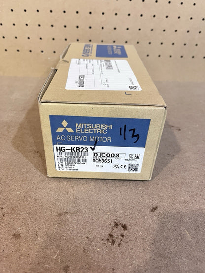 Mitsubishi HG-KR23 AC Servo Motor MELSERVO-J4 JE 200W 3000RPM Brand NIB