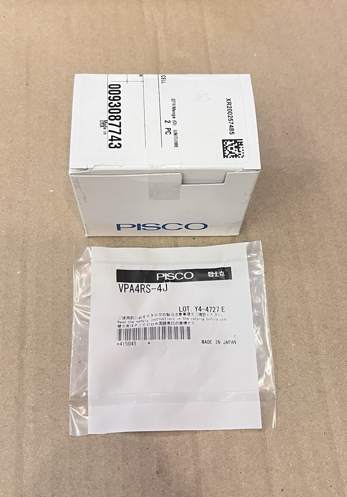 Pisco VPA4RS 4J Vacuum Pad 2 bags