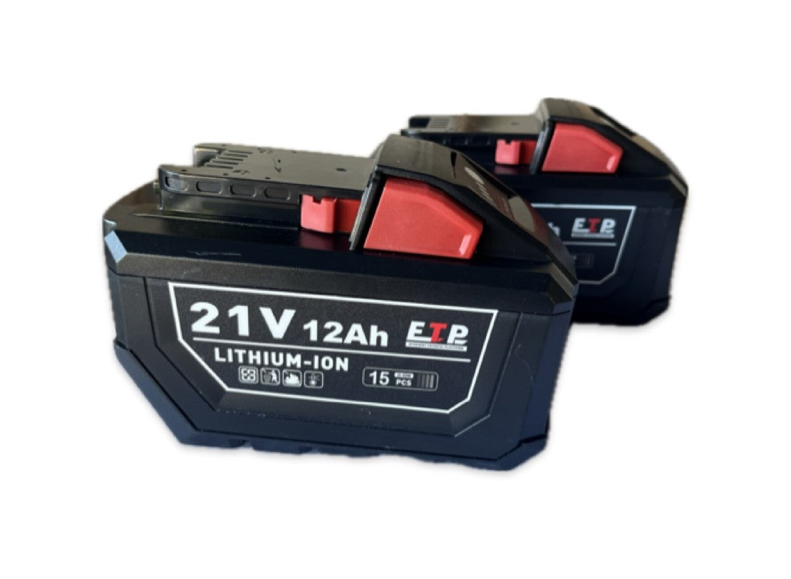 12.0Ah  JP40 Ultra High Capacity Battery Compatible with Milwaukee M18 Tools – Premium Cells & 15-Month Warrant