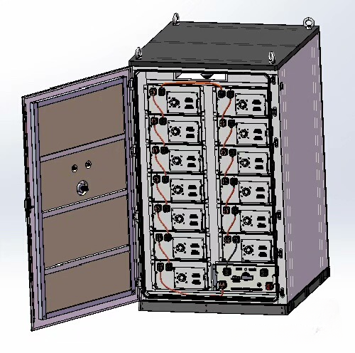 High-Voltage LiFePO₄ Solar Energy Storage System for Commercial & Industrial Use | 240V–1000V Customizable