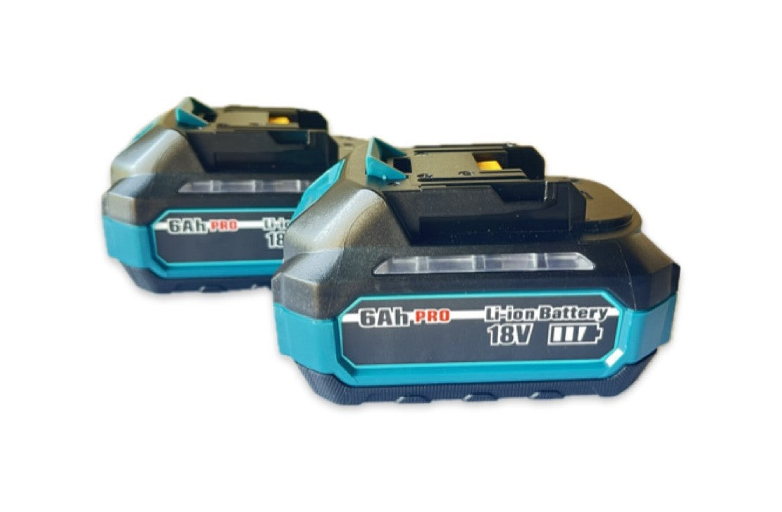 JP30 6.0Ah Compact High Capacity Battery Compatible with Makita 21V Tools – Same Size as 4.0Ah, More Power, 15-Month Warranty