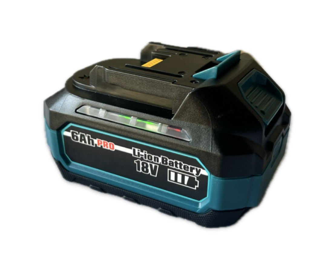 JP30 6.0Ah Compact High Capacity Battery Compatible with Makita 21V Tools – Same Size as 4.0Ah, More Power, 15-Month Warranty