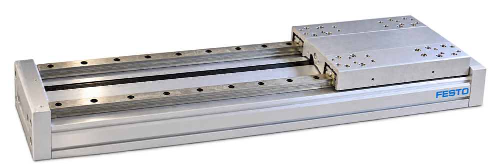 FESTO linear slide with corrected left endplate and base alignment